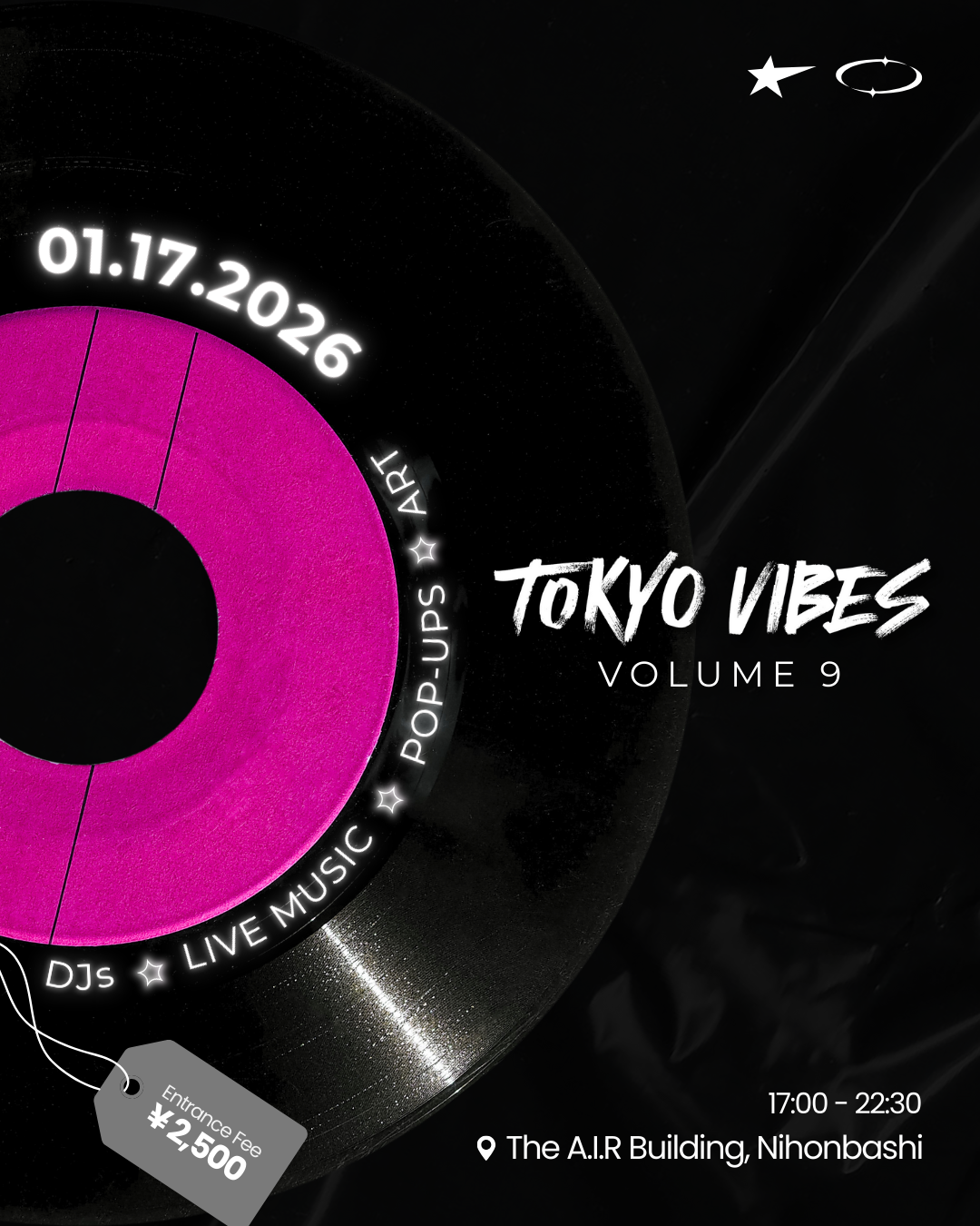Tokyo Vibes Vol 9 – Jan 17, 2026 Ticket