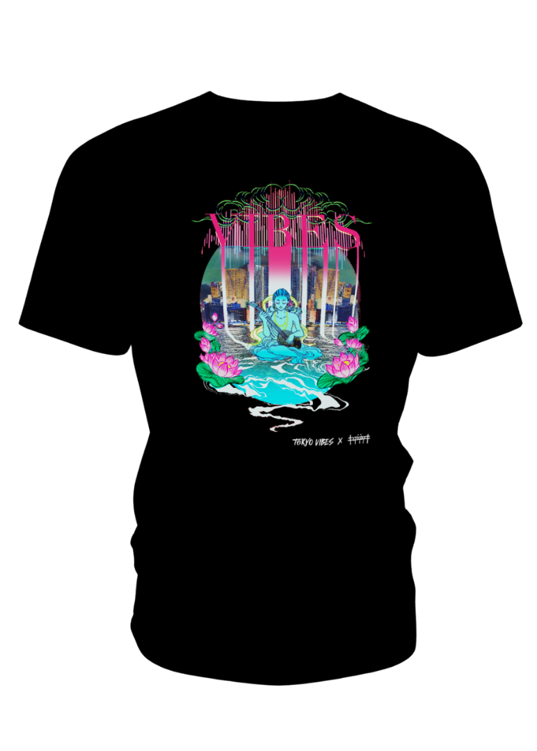 003 Neon Garden Tee (Tokyo Vibes × Kitada)